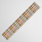 Harvest 2025 Cozy Autumn Plaid Rustic Fall Checkered Pattern Earthy Table Runner Gallery Image 3