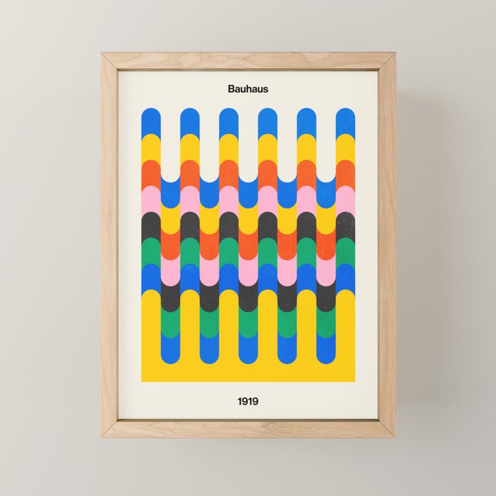 Alignment: Bauhaus 1919 Exhibition 04 Mini Art Print Gallery Image 1