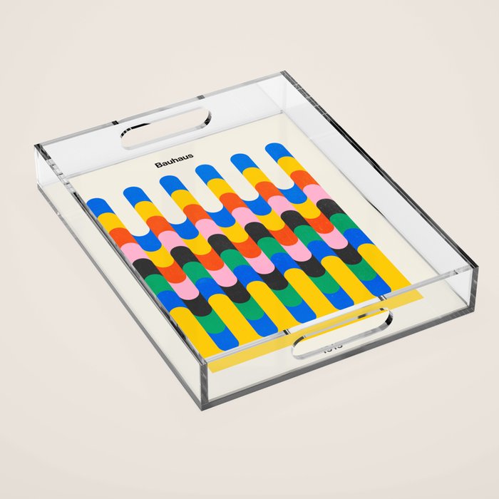 Alignment: Bauhaus 1919 Exhibition 04 Acrylic Tray Gallery Image 1