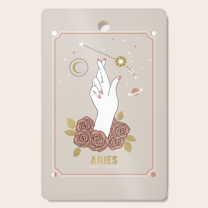 Aries Zodiac Series Cutting Board Gallery Image 1