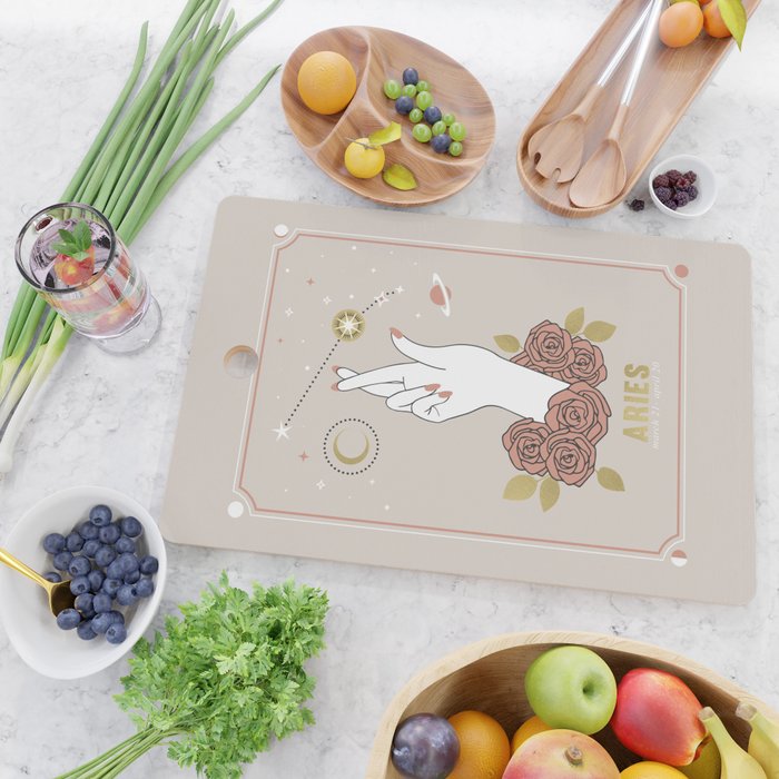 Aries Zodiac Series Cutting Board Gallery Image 2