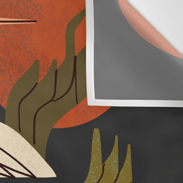 Five Heron Flock Wall Tapestry Gallery Image 3