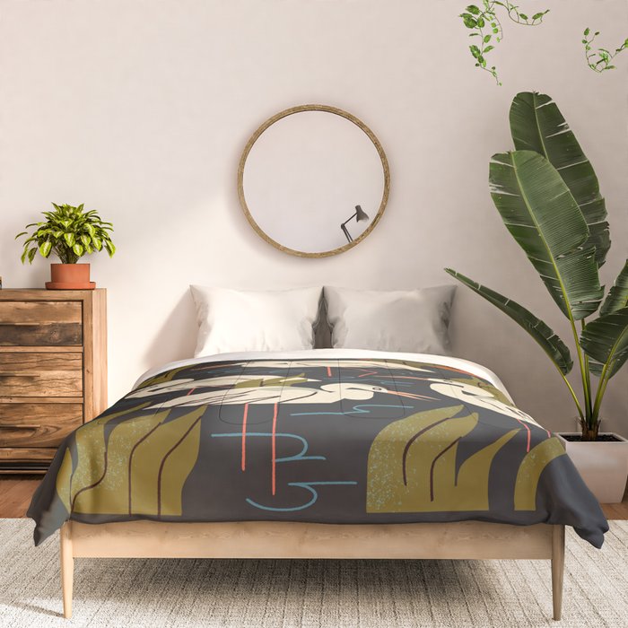 Five Heron Flock Comforter Gallery Image 3