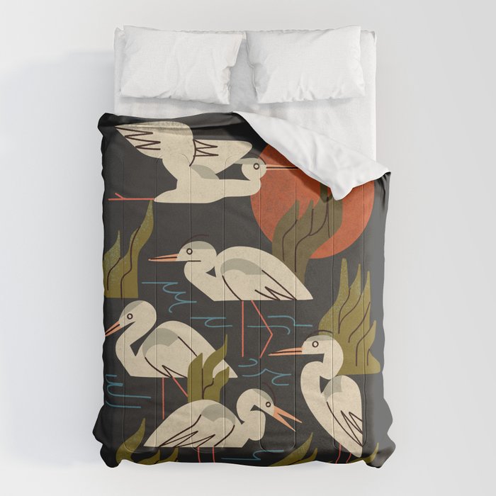 Five Heron Flock Comforter Gallery Image 6