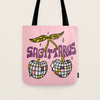 Sagittarius Cherries Tote Bag Gallery Image 1