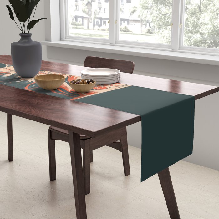 The Great Wave of Beer Table Runner Gallery Image 2