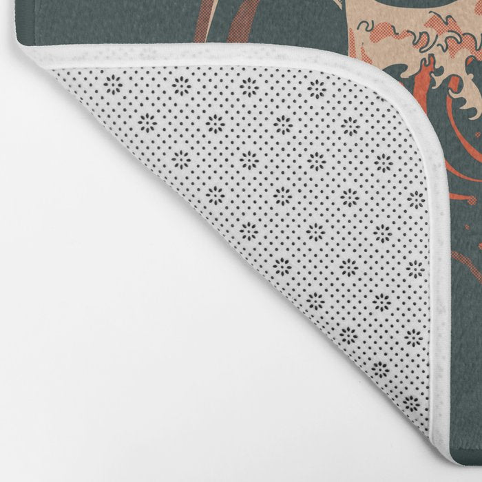 The Great Wave of Beer Bath Mat Gallery Image 2