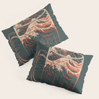 The Great Wave of Beer Pillow Sham Gallery Image 3