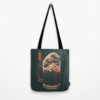 The Great Wave of Beer Tote Bag Gallery Image 2
