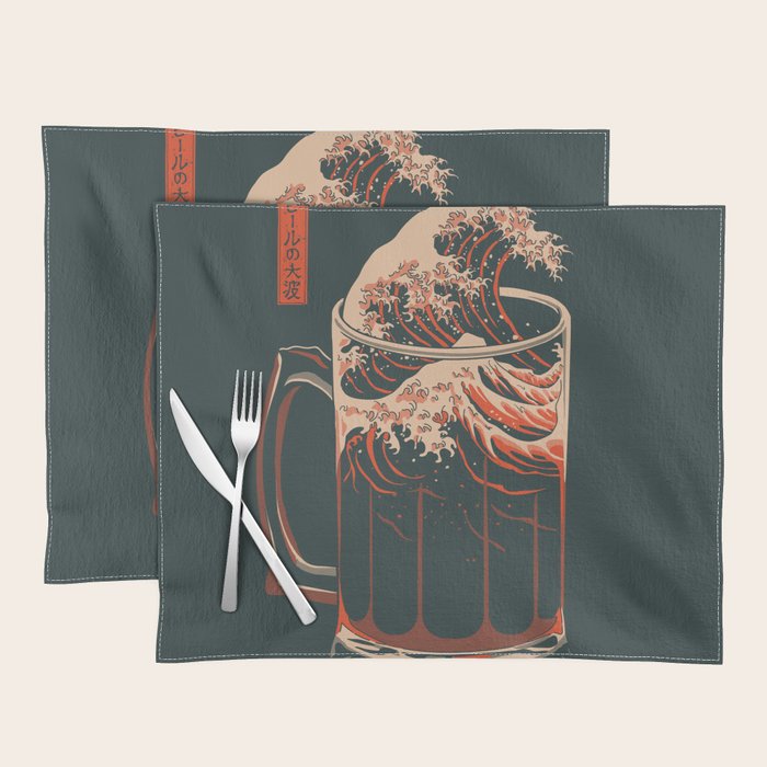 The Great Wave of Beer Placemat Gallery Image 1
