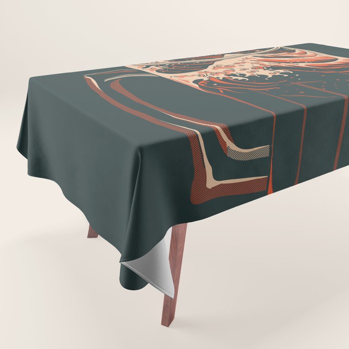 The Great Wave of Beer Tablecloth Gallery Image 1
