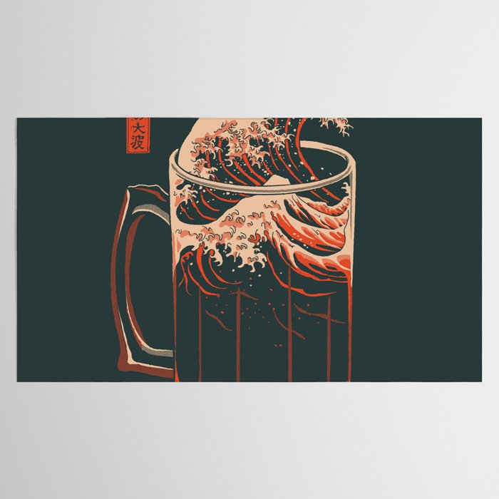 The Great Wave of Beer Tablecloth Gallery Image 2