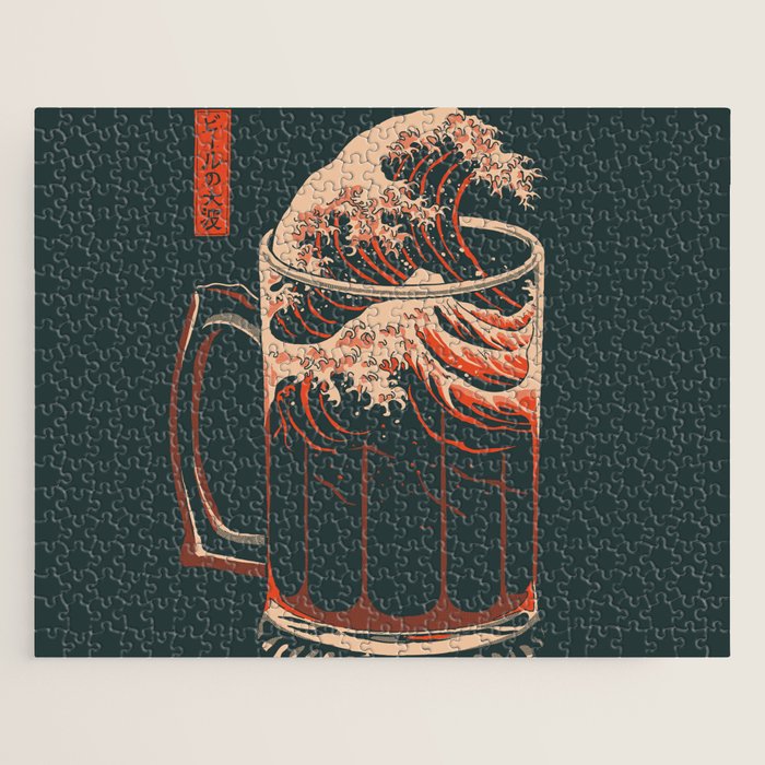 The Great Wave of Beer Jigsaw Puzzle Gallery Image 1