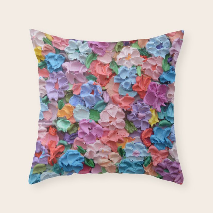 Gerbera Confetti Throw Pillow Gallery Image 6