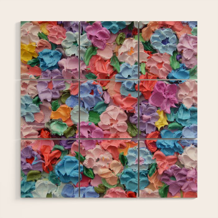 Gerbera Confetti Wood Wall Art Gallery Image 1