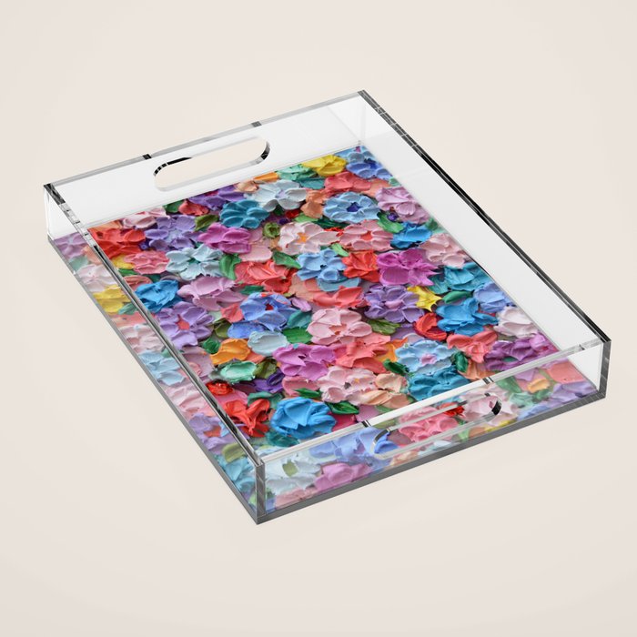 Gerbera Confetti Acrylic Tray Gallery Image 1