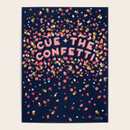 Cue the Confetti - Navy Palette Poster Gallery Image 4