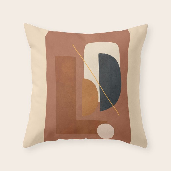Shape Curve 31 Throw Pillow Gallery Image 6