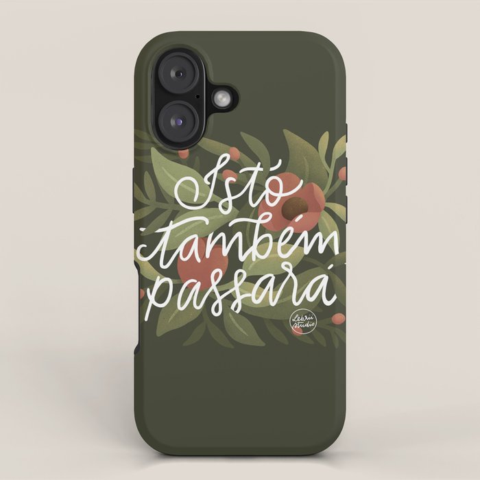 This too shall pass - Lettering Phrase iPhone Case Gallery Image 1