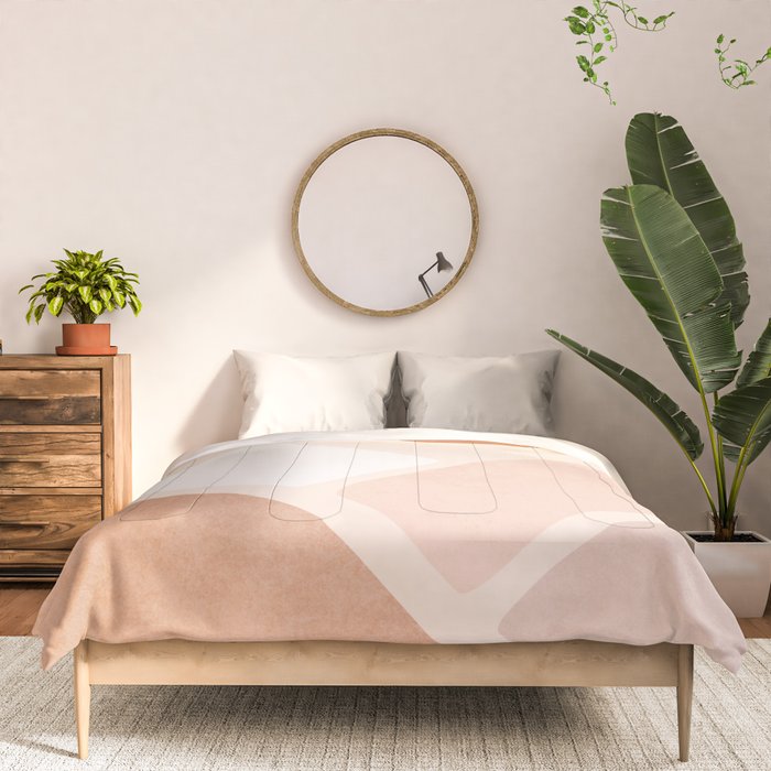 Warm Neutral mountain sun Comforter Gallery Image 3