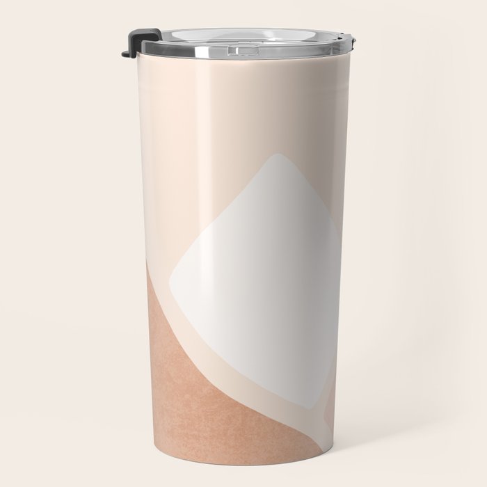 Warm Neutral mountain sun Travel Mug Gallery Image 3