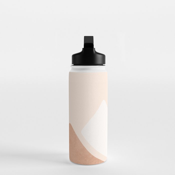 Warm Neutral mountain sun Water Bottle Gallery Image 3
