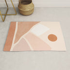 Warm Neutral mountain sun Rug Gallery Image 1