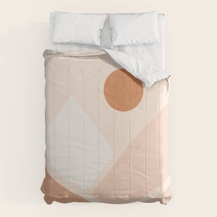 Warm Neutral mountain sun Comforter Gallery Image 6