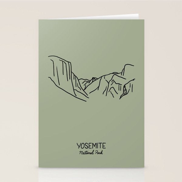 Yosemite National Park Stationery Card Gallery Image 1