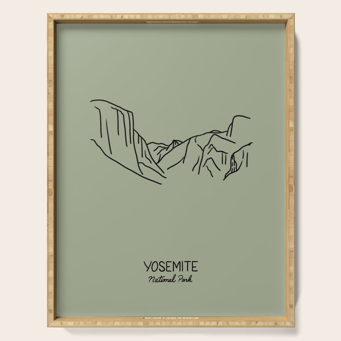 Yosemite National Park Serving Tray Gallery Image 1