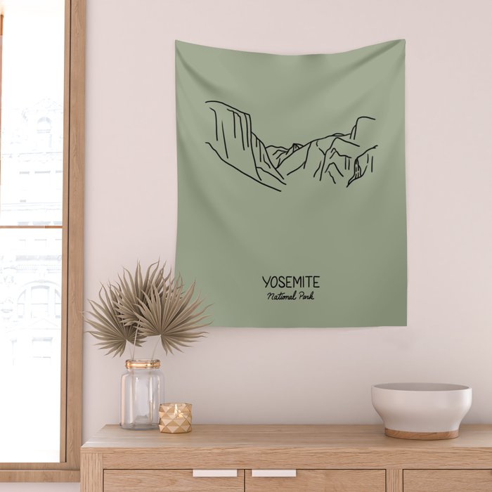 Yosemite National Park Wall Tapestry Gallery Image 2