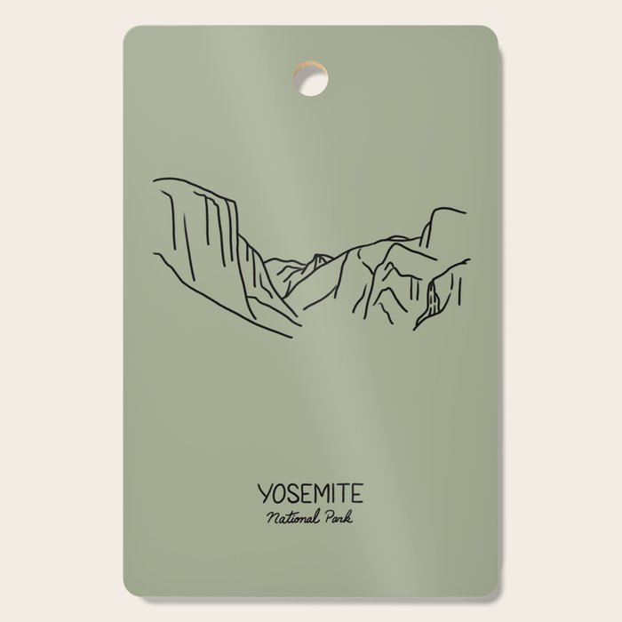 Yosemite National Park Cutting Board Gallery Image 1
