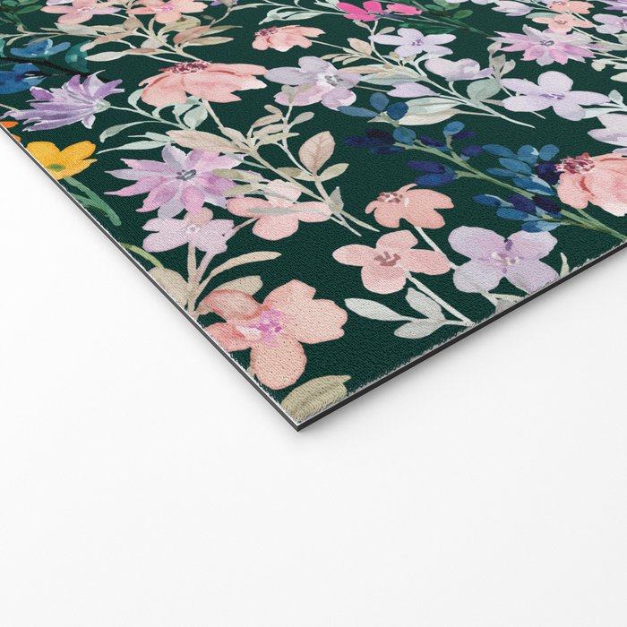 Wildflower Field on Pine Grove - Pink, Orange, Blue, & Purple Welcome Mat Gallery Image 2