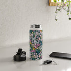 Wildflower Field on Pine Grove - Pink, Orange, Blue, & Purple Water Bottle Gallery Image 4