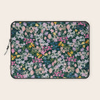 Wildflower Field on Pine Grove - Pink, Orange, Blue, & Purple Laptop Sleeve Gallery Image 1