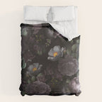 Mystic Moon Night Roses Botanical Flower Garden Duvet Cover Gallery Image 6