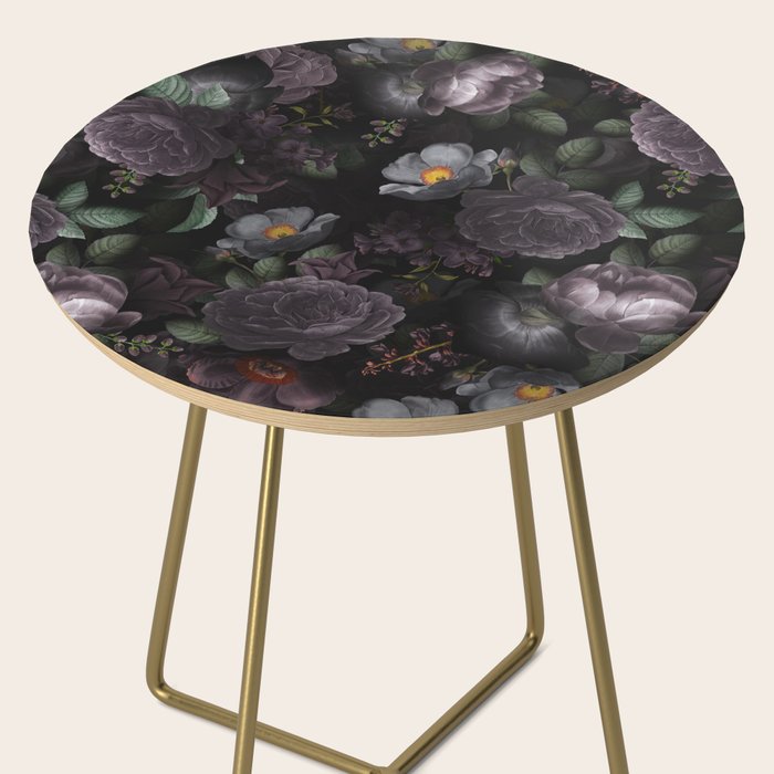 Mystic Moon Night Roses Botanical Flower Garden Side Table Gallery Image 2