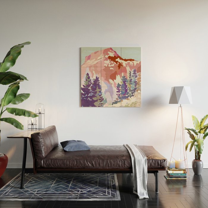 Alpine Lite II Wood Wall Art Gallery Image 2