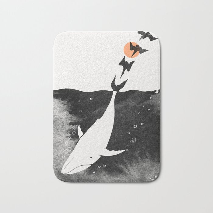 Dive into Happiness Bath Mat Gallery Image 1