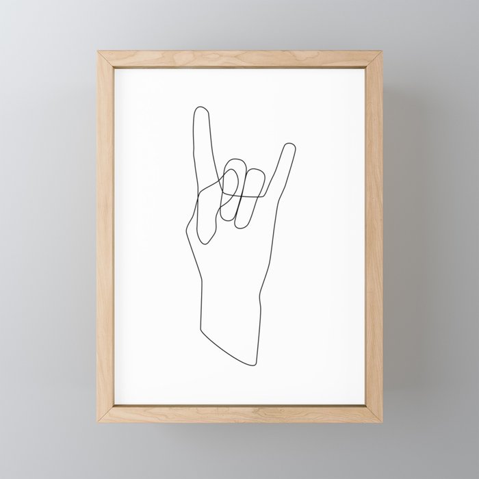 Rock Mini Art Print Gallery Image 1