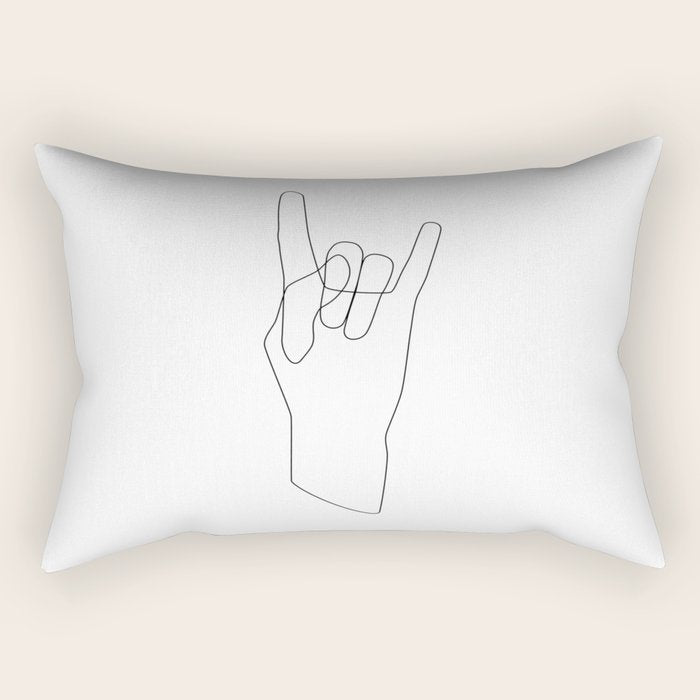 Rock Rectangular Pillow Gallery Image 1