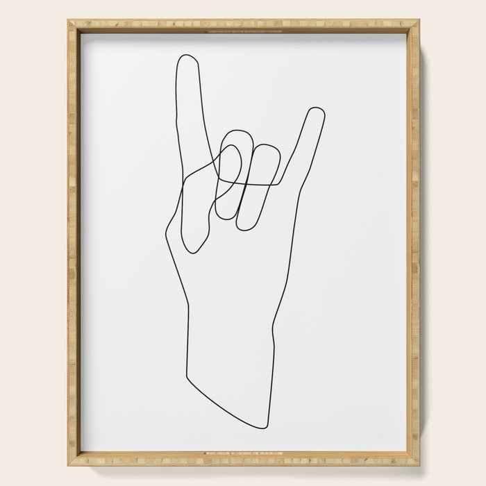 Rock Serving Tray Gallery Image 1