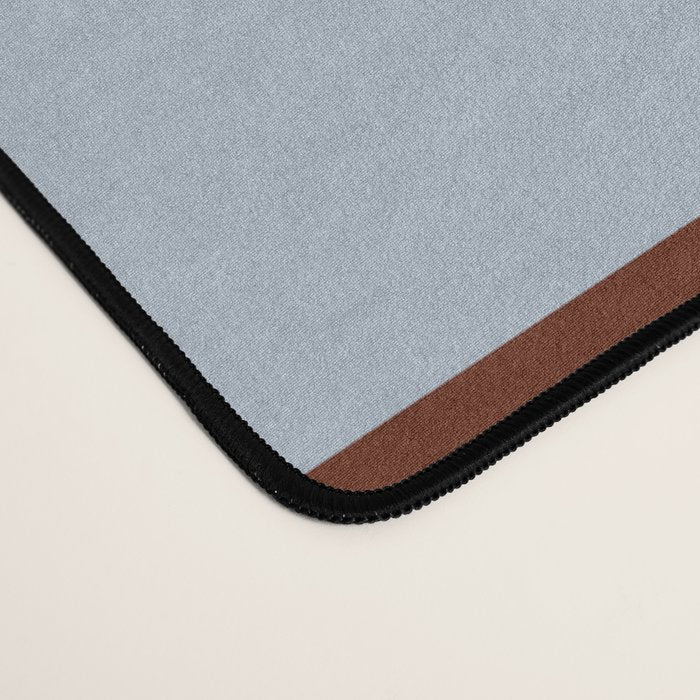 Checkerboard I - Blue Brown Desk Mat Gallery Image 4