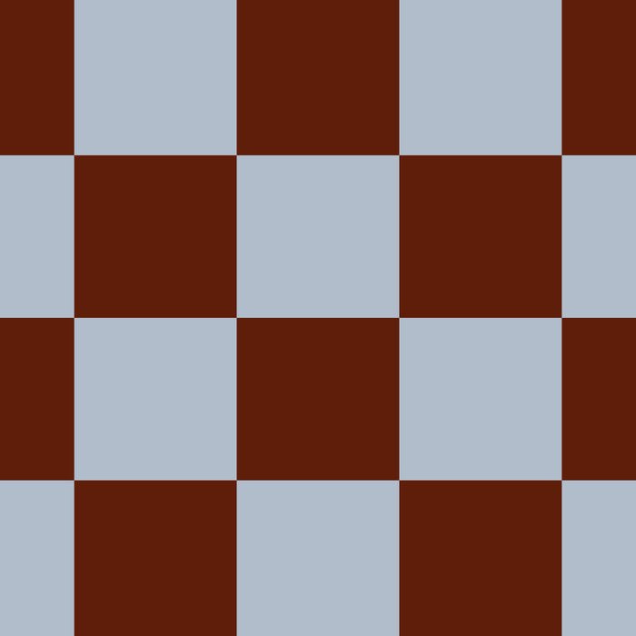 Checkerboard I - Blue Brown Coffee Mug Gallery Image 2