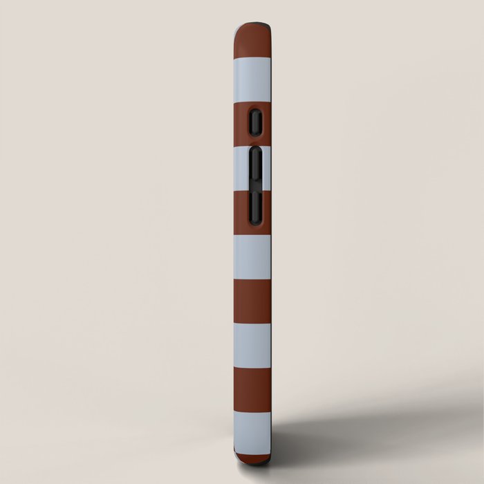 Checkerboard I - Blue Brown iPhone Case Gallery Image 2