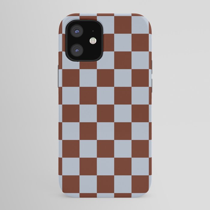 Checkerboard I - Blue Brown iPhone Case Gallery Image 41