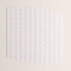 Wavy lines and tiny blooms - soft blush baby pink tones pattern Wrapping Paper Gallery Image 3