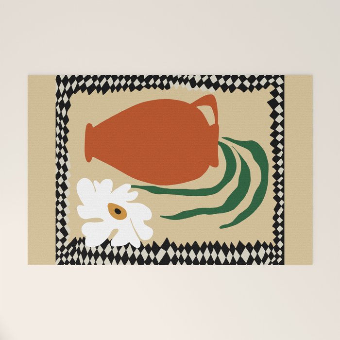 Happy flower fall pottery  Welcome Mat Gallery Image 1