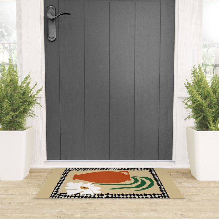 Happy flower fall pottery  Welcome Mat Gallery Image 3