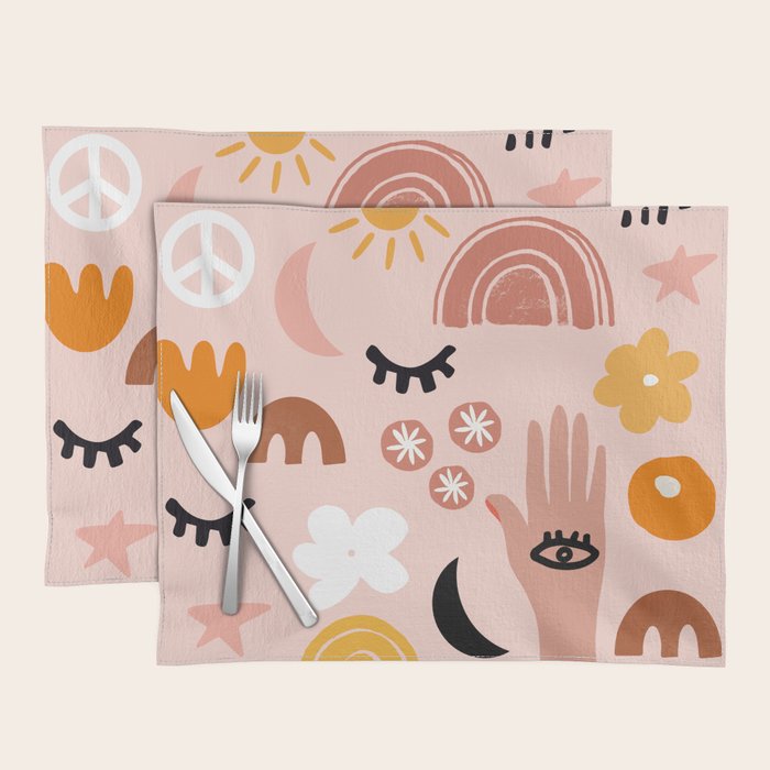 Boho mystic Placemat Gallery Image 1